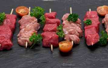 Plateau 6 brochettes nature (poulet & boeuf) pour 2-3 personnes
