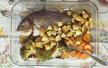 Daurade royale au four