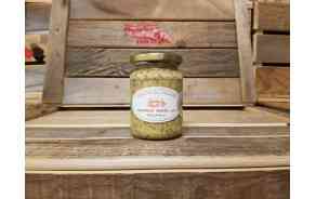 Moutarde maison forte grains noirs de Genève